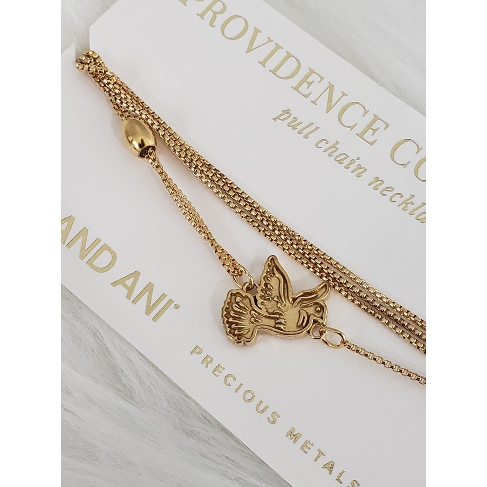 NEW $78 Alex & Ani Dove Adjustable Pull Chain BRACELET PROVIDENCE COLLECTION